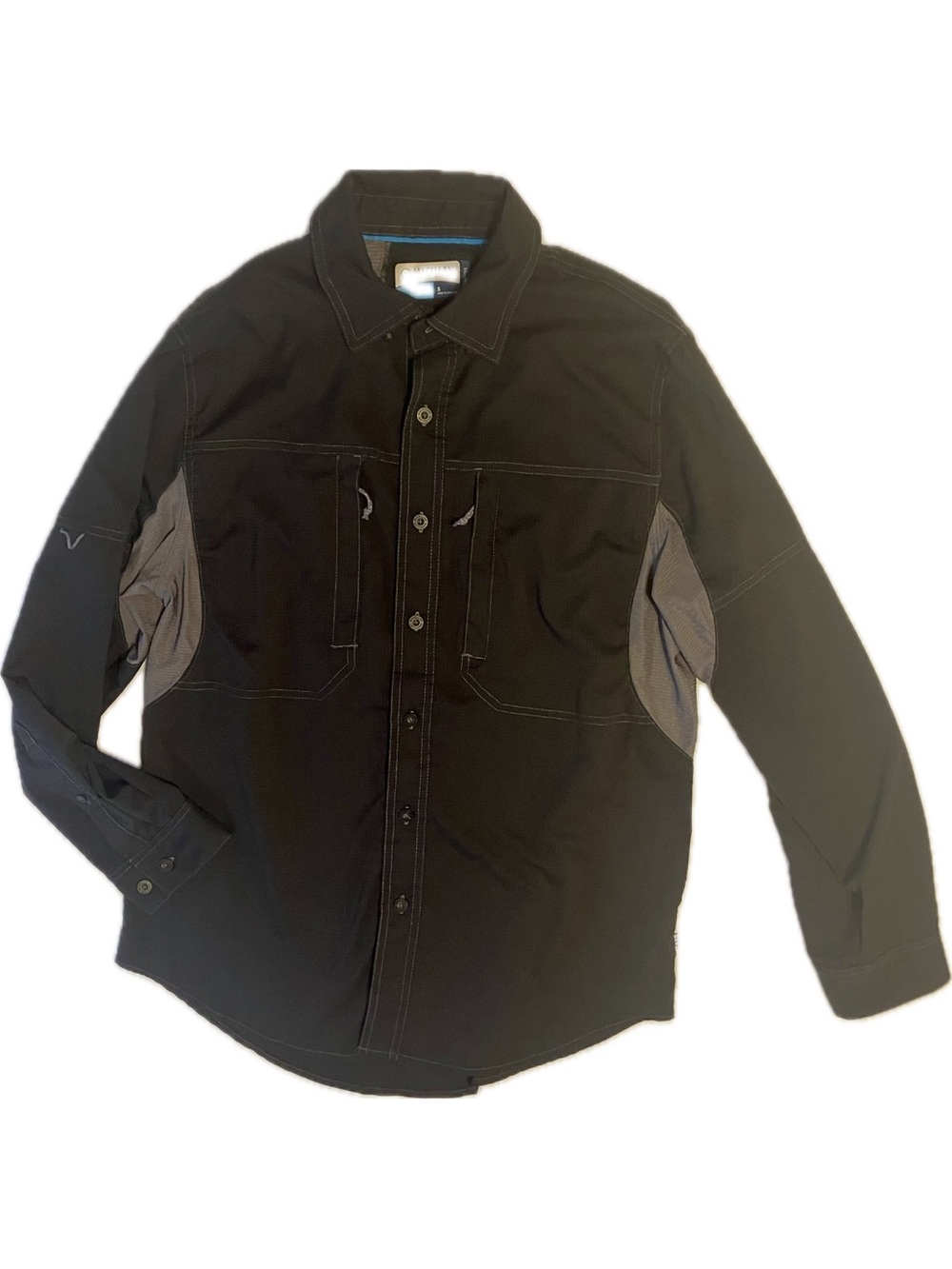 Magellan Outdoors long sleeve vented fishing shirt – size small